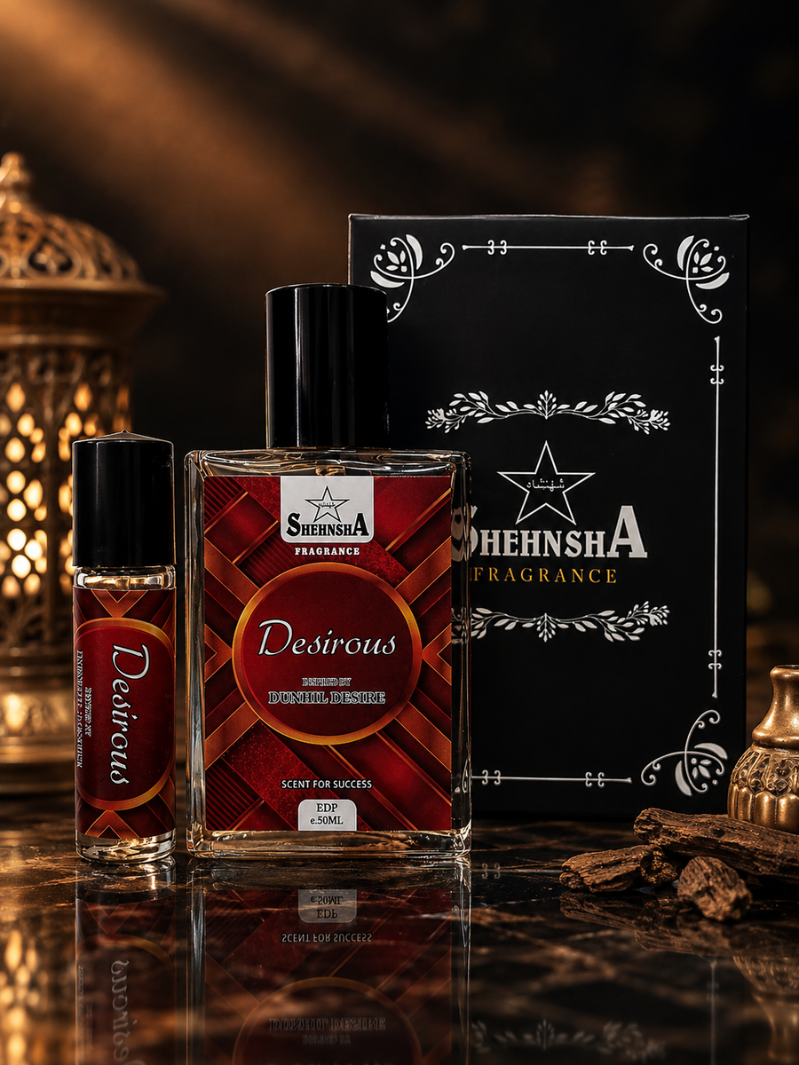 Desirous by Shehnsha Fragrance - Inspired by Dunhill Desire, 50ml EDP with roll-on and luxury box