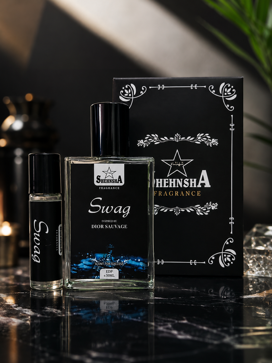Swag Inspired by Dior Sauvage - 50ml EDP with roll-on and luxury box